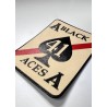Patch en cuir "Black Aces" | Barnstormer