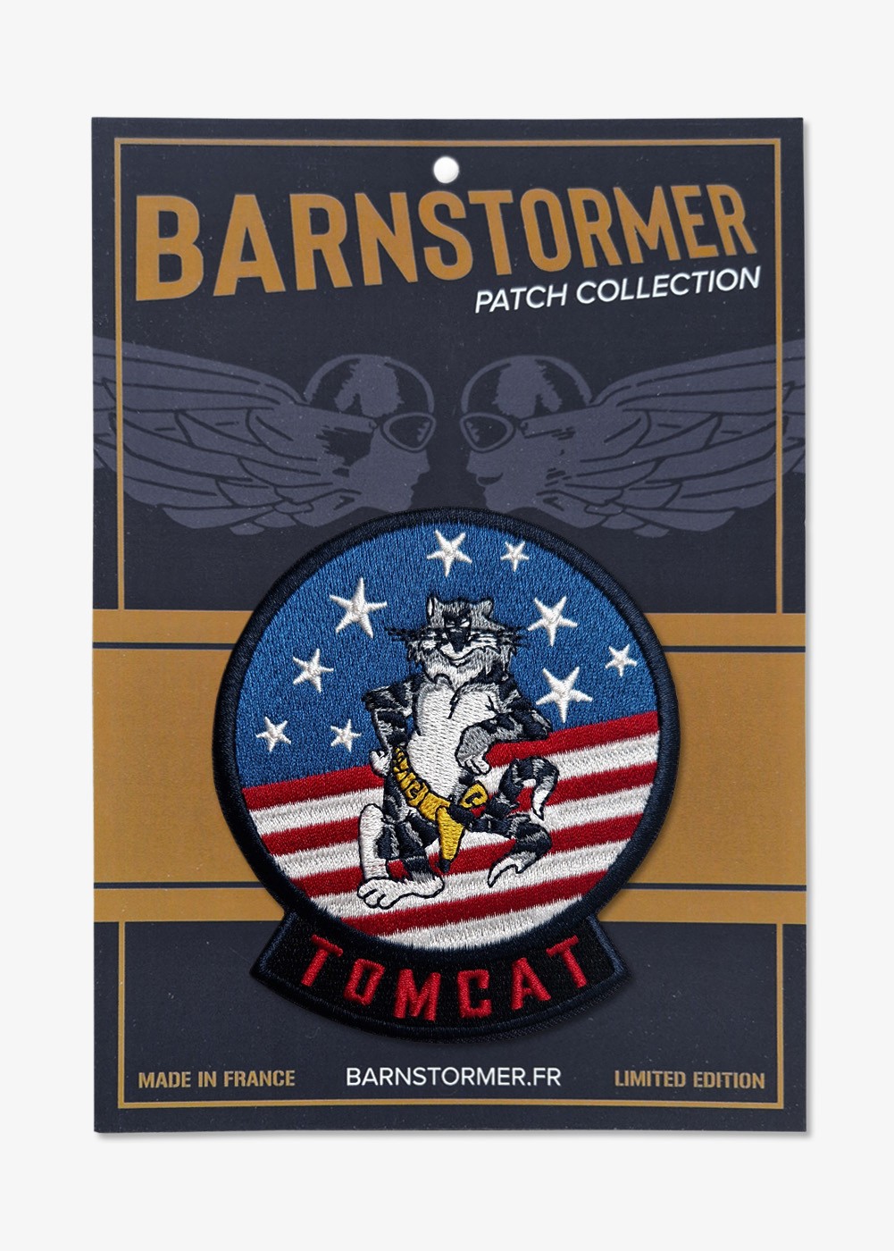 "Tomcat" embroidery patch | Barnstormer