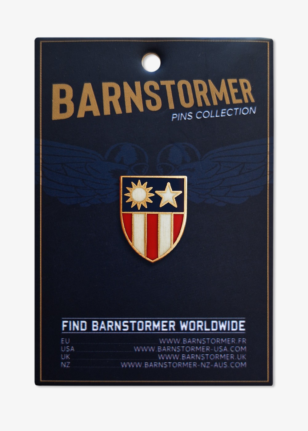 "Burma" pins | Barnstormer
