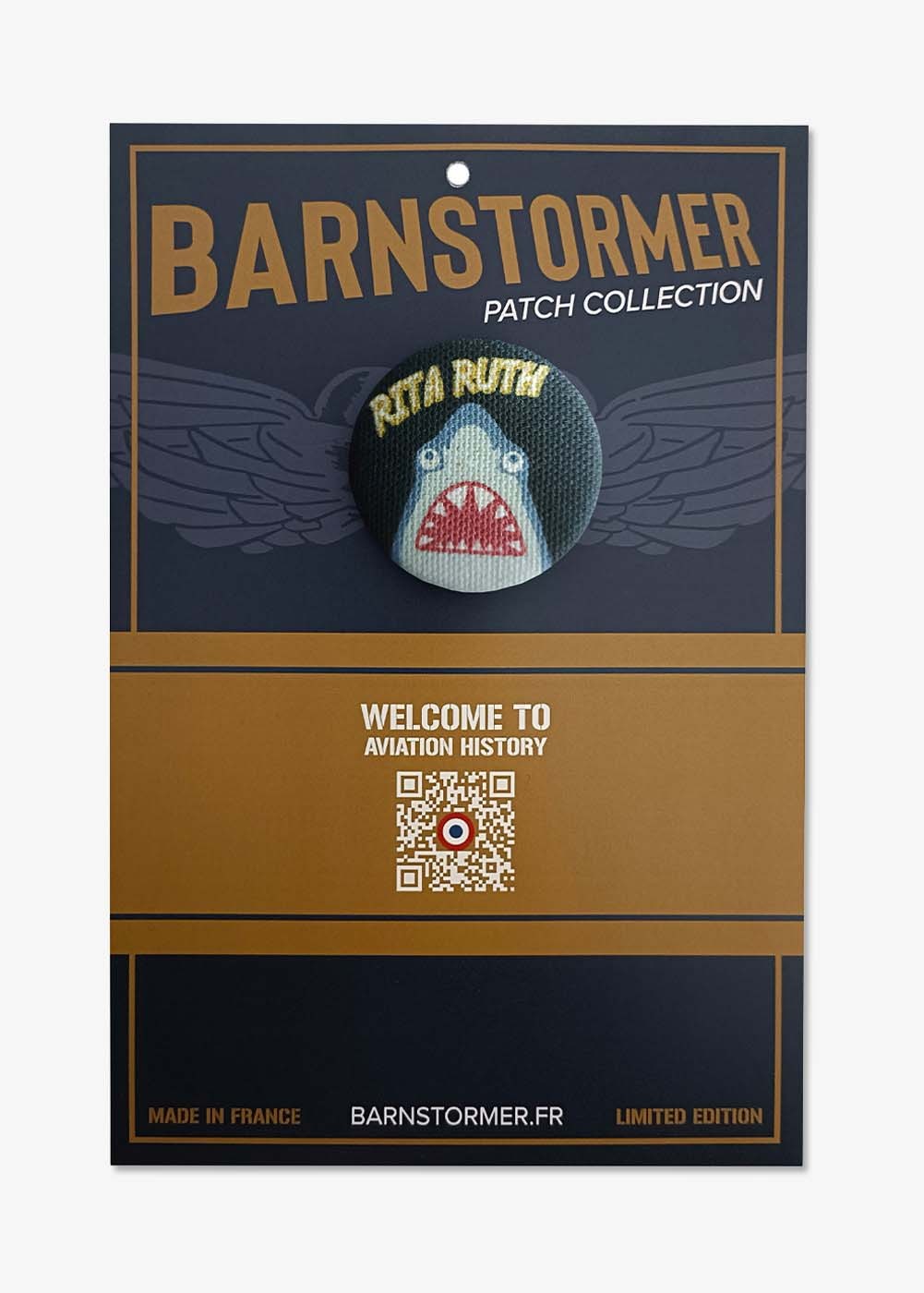 "Rita Ruth" badge | Barnstormer