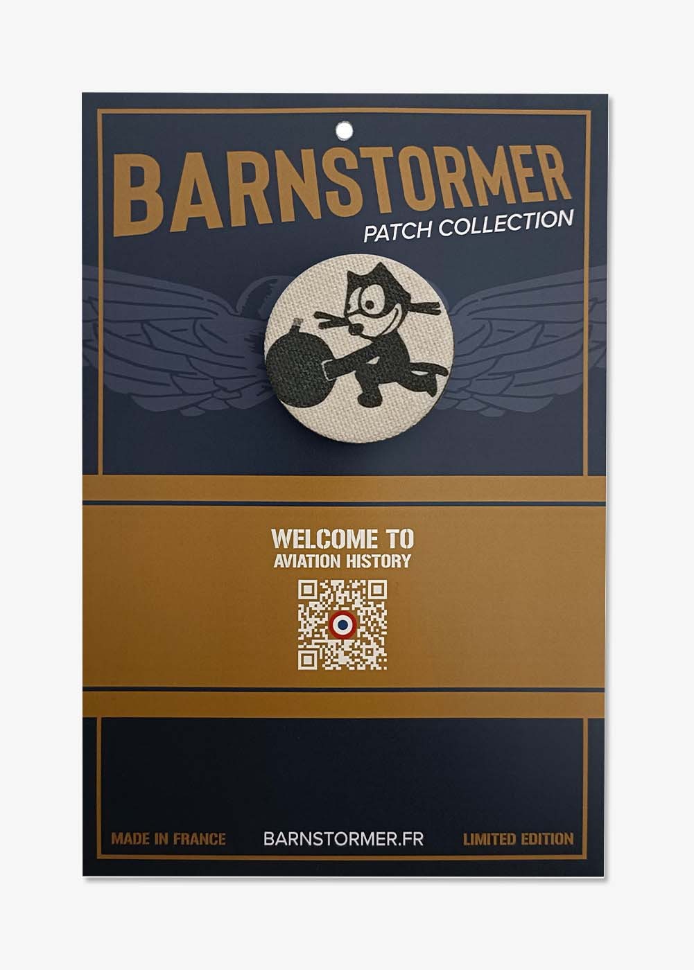 "Félix" badge | Barnstormer