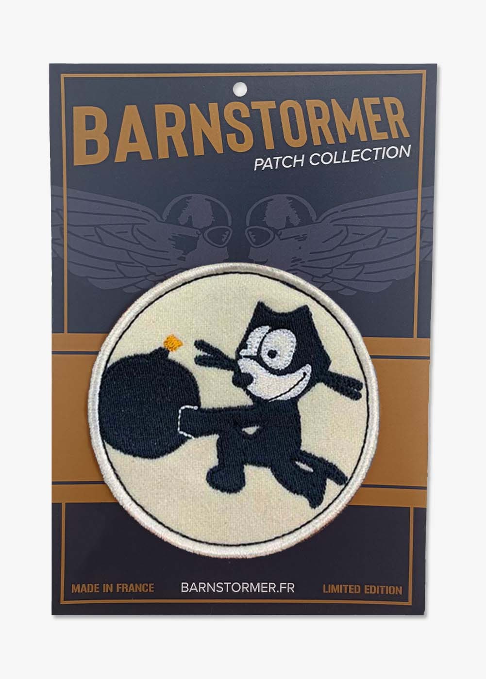 "Wildcat" embroidery patch | Barnstormer