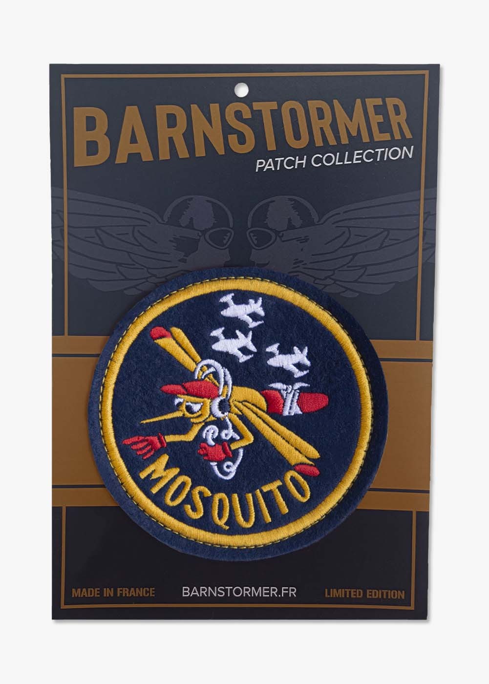 Patch brodé "Mosquito Observer" | Barnstormer