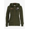 Hoodie femme "Miss AVA P-51D Mustang" | Barnstormer