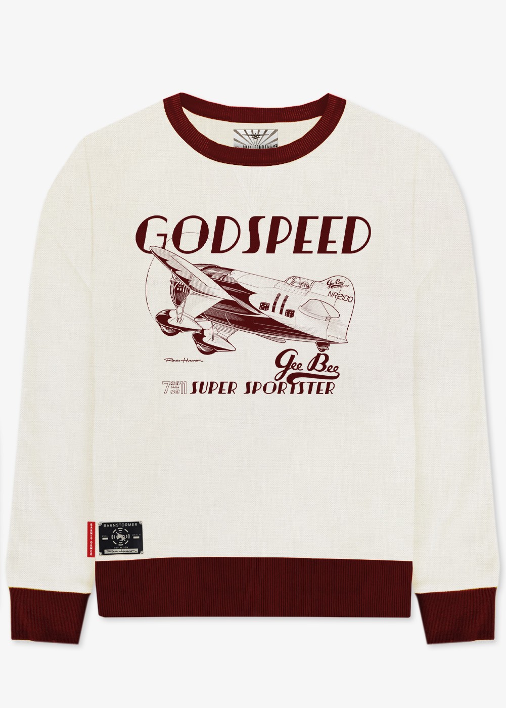 Sweat "Godspeed" - Romain Hugault collection | Barnstormer