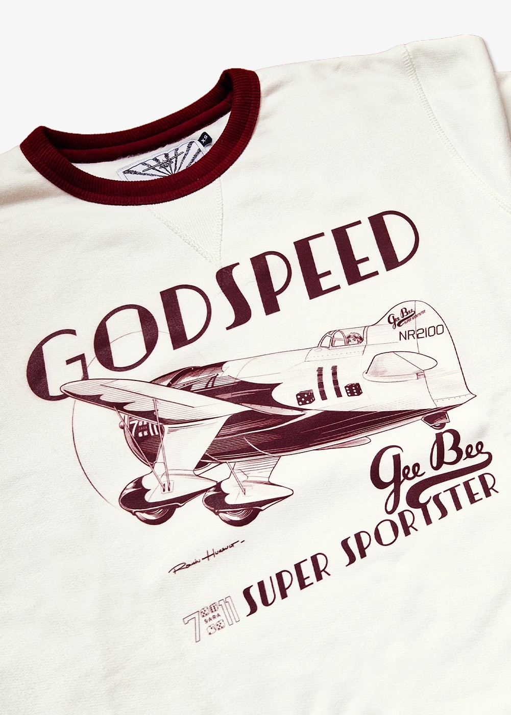 Sweat "Godspeed" - Romain Hugault collection | Barnstormer