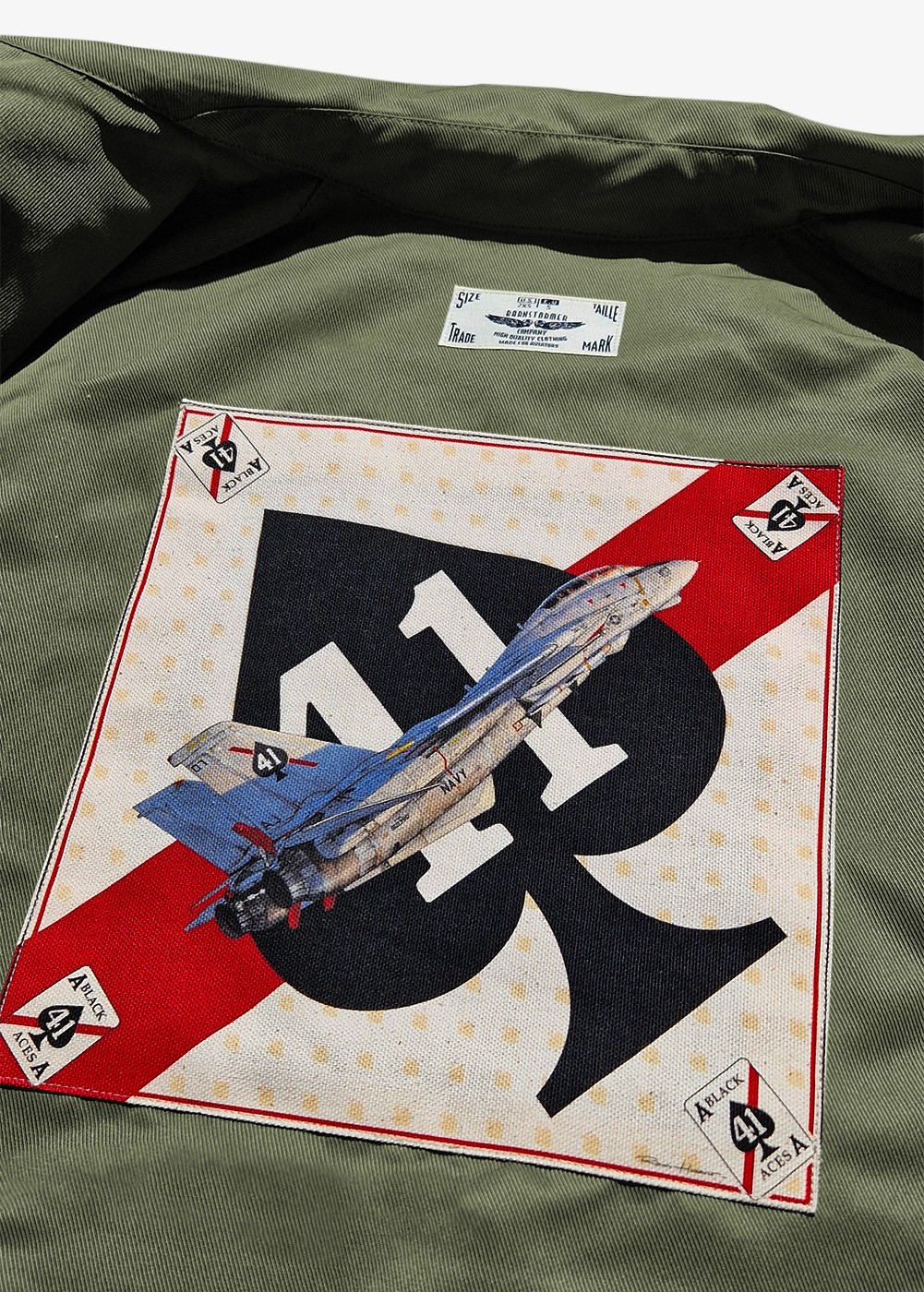 "VF41" women's bomber | Barnstormer