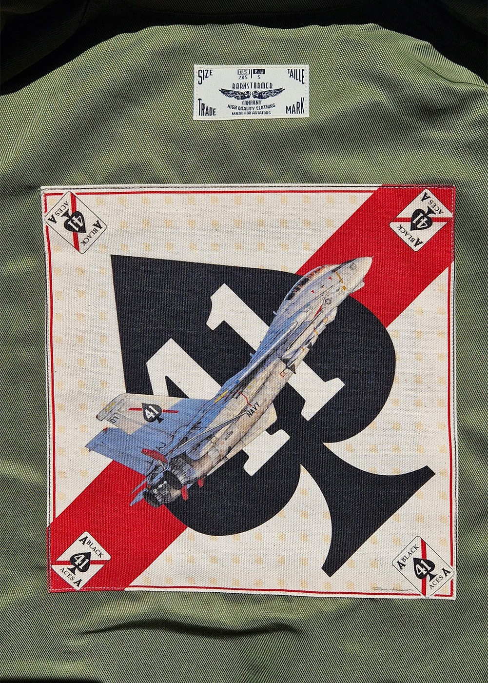 "VF41" women's bomber | Barnstormer