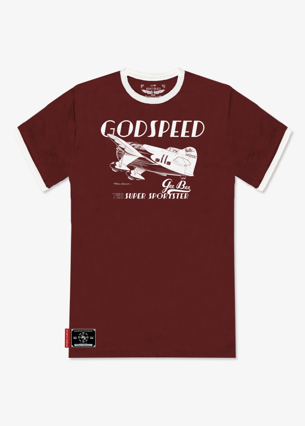 "Godspeed - Geebee Super Sportster" T-shirt | Barnstormer