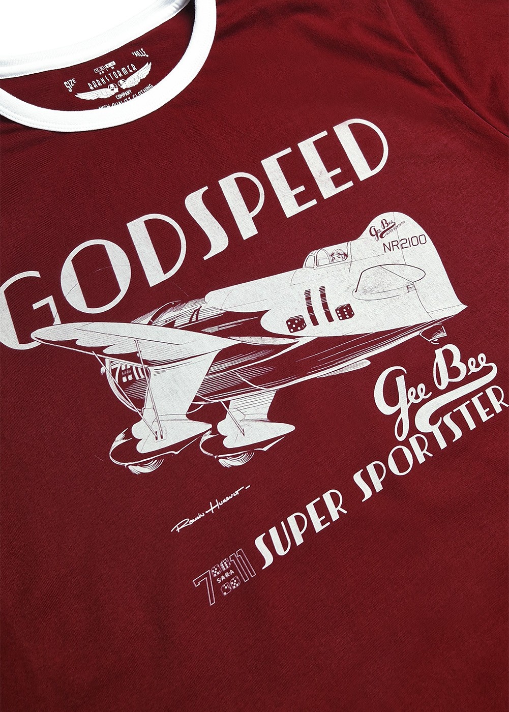 T-shirt "Godspeed - Geebee Super Sportster" - Romain Hugault collection | Barnstormer