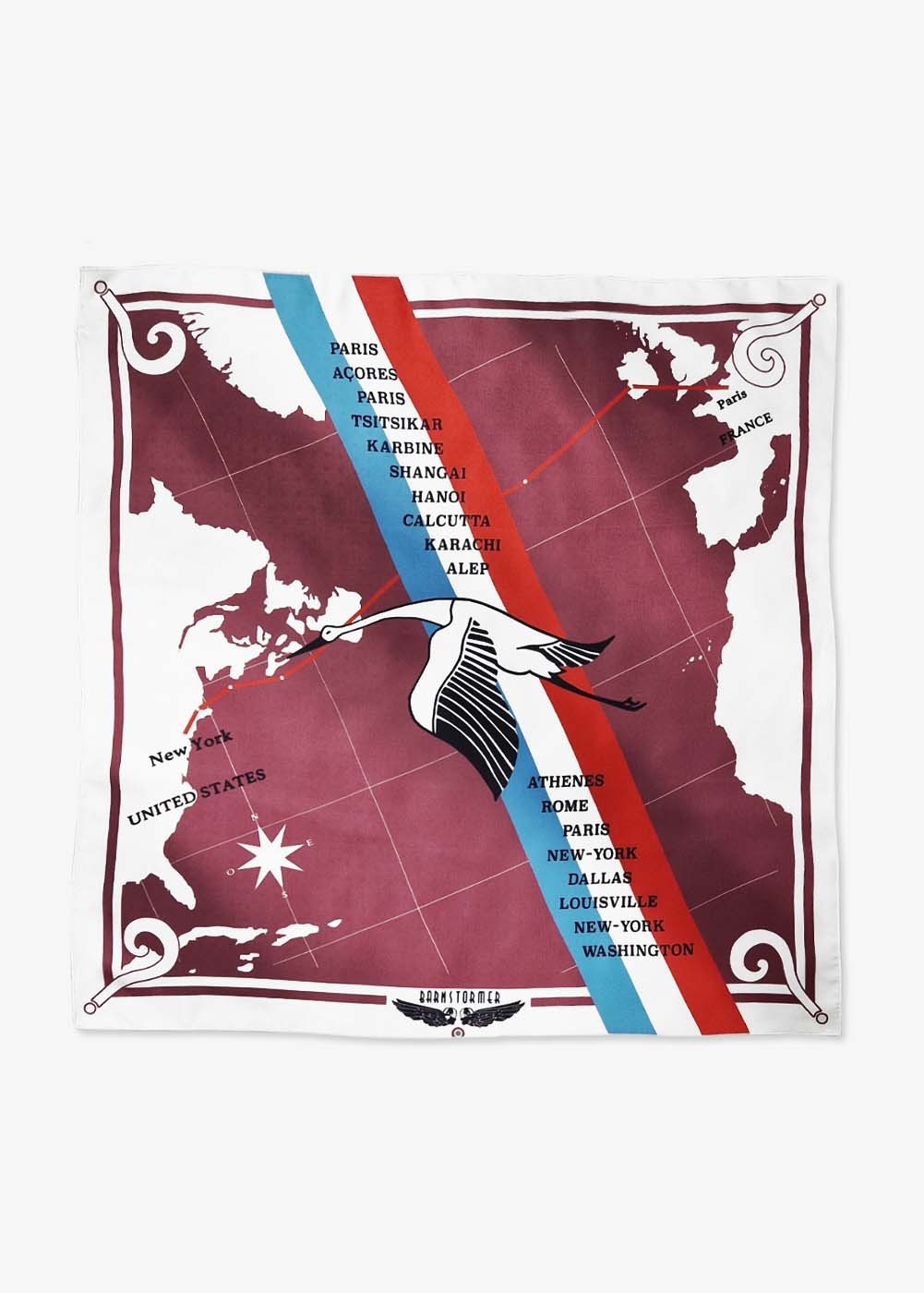 Foulard "Breguet XIX TF Super Bidon - Point d’Interrogation" | Barnstormer