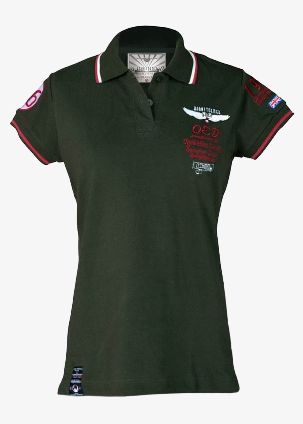 "The Geebee Q.E.D. - MacRobertson Race" women's polo | Barnstormer