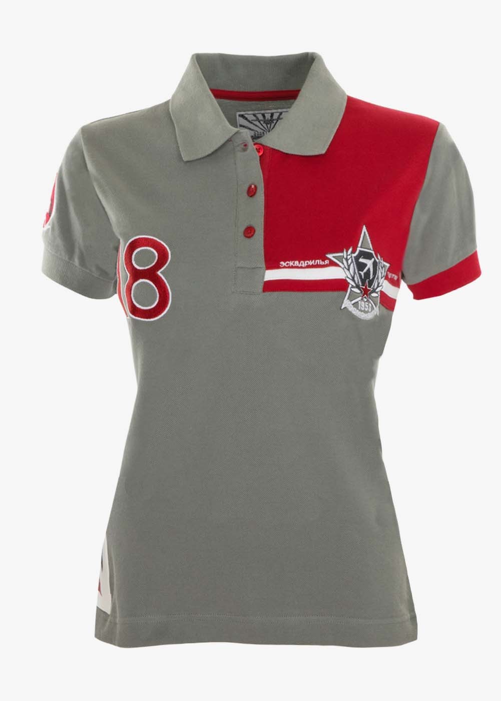 Polo femme homme MIG 15UTI - "Red 18" | Barnstormer