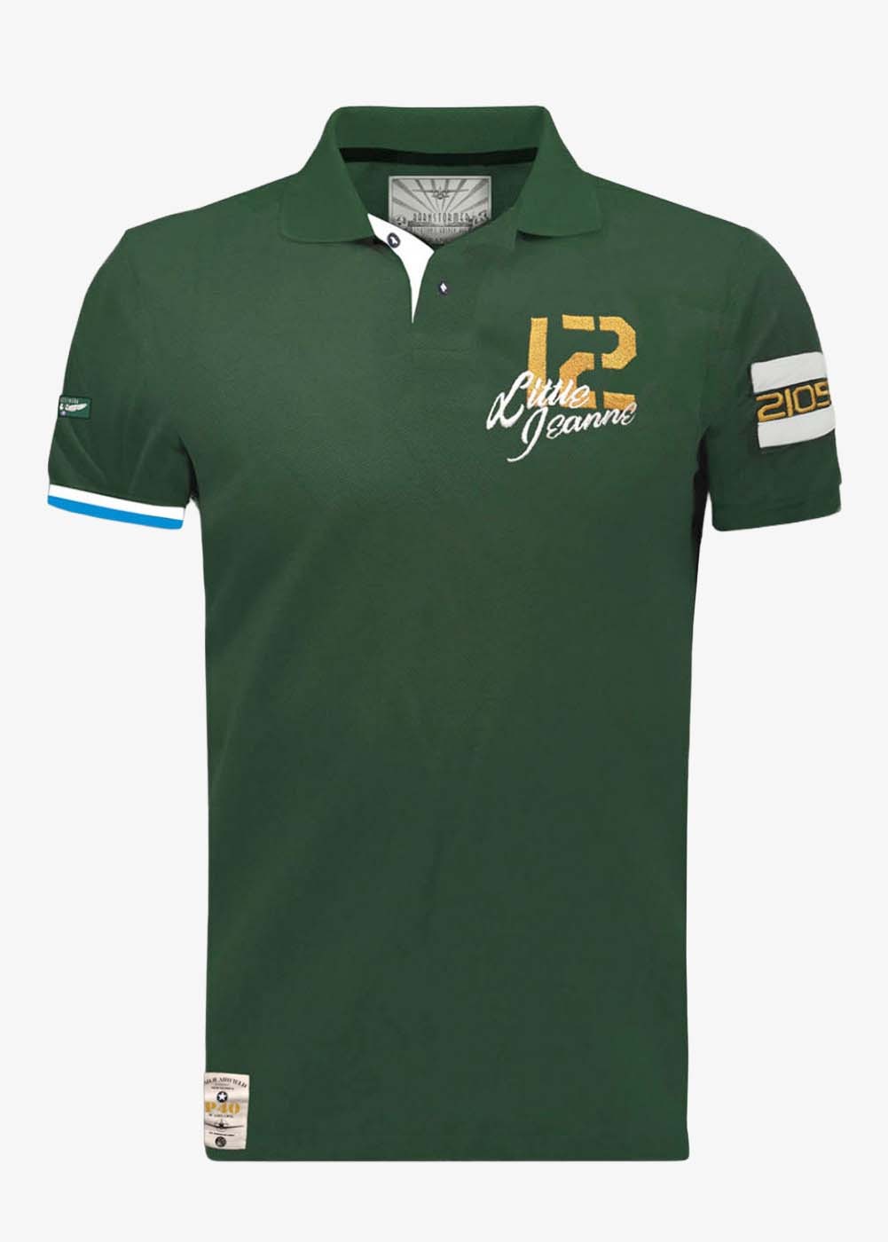 "P40 Warhawk Little Jeanne" polo | Barnstormer