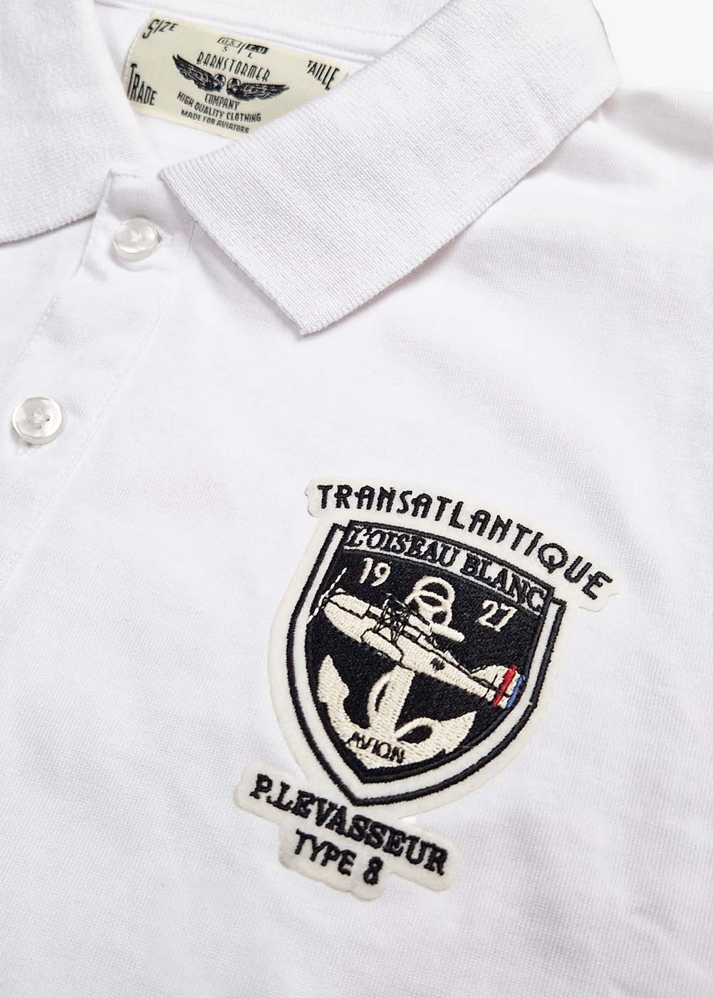 Polo manches longues "L'oiseau blanc" | Barnstormer