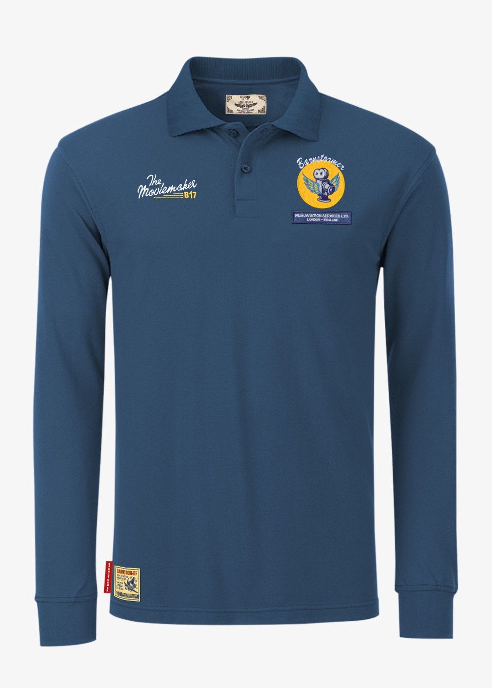 "B17 The Moviemaker" long sleeves polo | Barnstormer