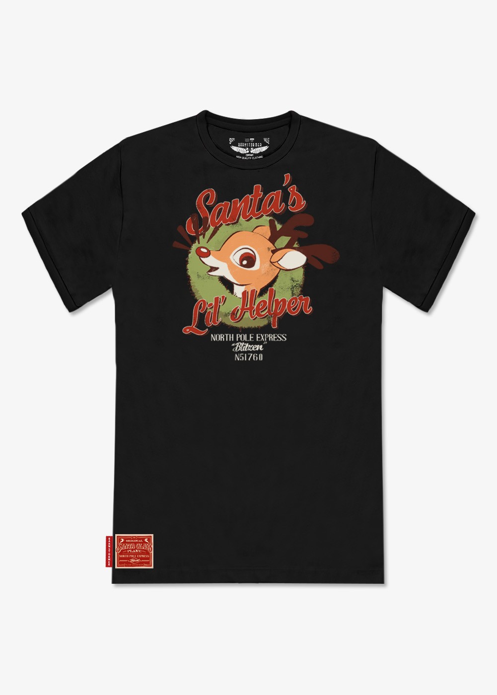 "Santa's Lil'Helper" T-shirt | Barnstormer