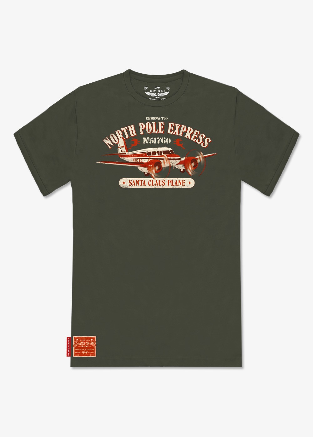 "North Pole Express" T-shirt | Barnstormer