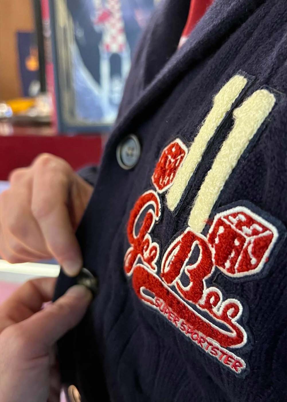 "Geebee Sportster" cardigan | Barnstormer