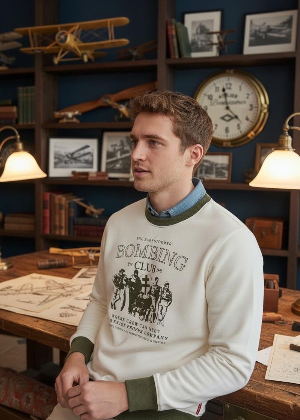 "Bombing Club" sweat | Barnstormer