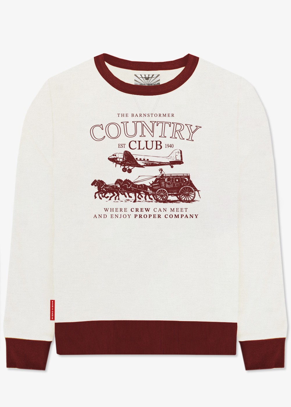 "Country Club" sweat | Barnstormer