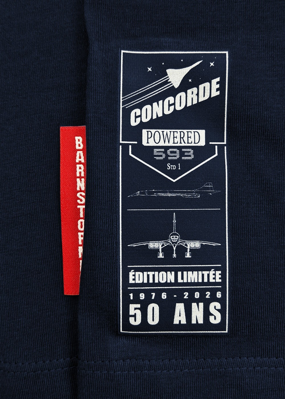 T-shirt "Concorde The Supersonic Airliner" | Barnstormer